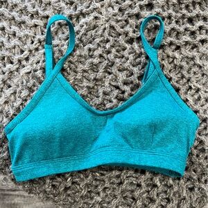 Bombshell sportswear sports bra in Teal Size small